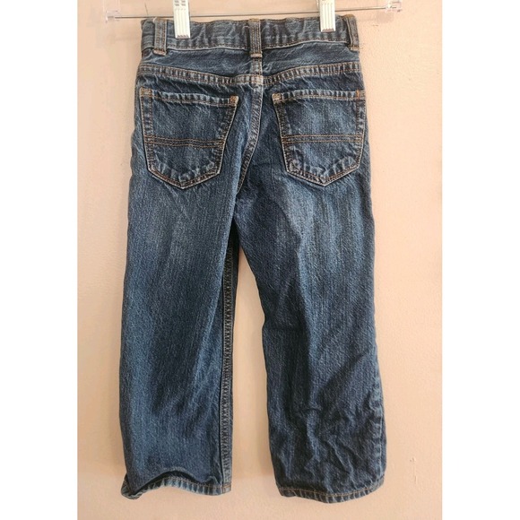 Oshkosh B'Gosh Baby Boys Blue Denim‎ Jeans Classic Fit Size 4T Adjustable - Picture 5 of 5